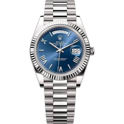 ROLEX DAY-DATE 18K WHITE GOLD AUTOMATIC 40MM REF: 228239