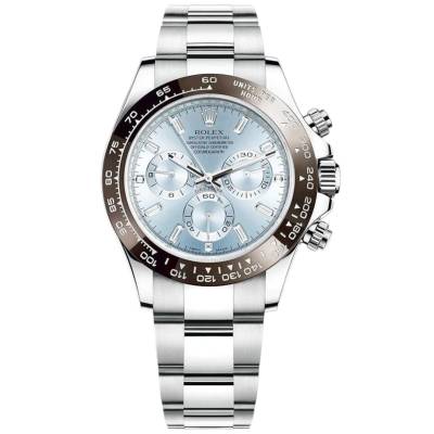 ROLEX DAYTONA COSMOGRAPH 40MM PLATINUM ICE BLUE DIAL REF: 116506