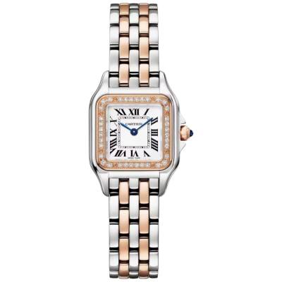 CARTIER PANTHERE SMALL 22X30.3MM ROSE GOLD&STEEL FULL SET NEW 2025 REF: W3PN0014