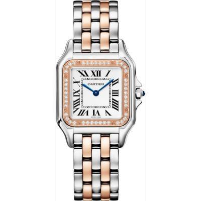 CARTIER PANTHERE MEDIUM 36.5X26.7MM ROSE GOLD&STEEL FULL SET NEW 2025 REF: W3PN0010