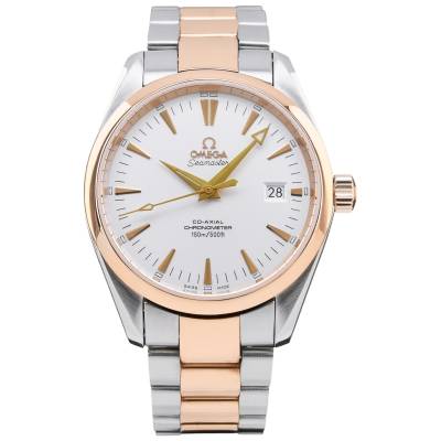 OMEGA SEAMASTER AQUA TERRA 39.2MM TWO TONE FULL SET 2010 REF: 2303.30