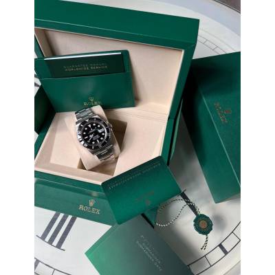 ROLEX SUBMARINER DATE 41 BLACK CERAMIC DIAL NEW 2025 OYSTERSTEEL REF: 126610LN