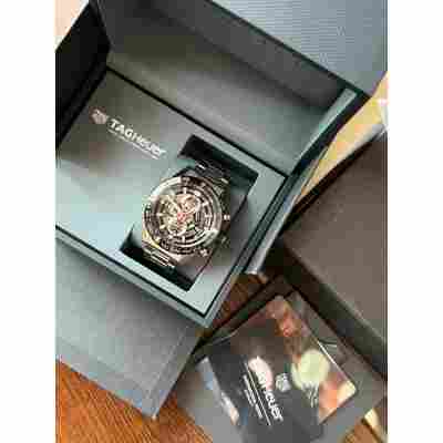 TAG HEUER CARRERA CALIBRE HEUER 01 45MM STEEL FULL SET 2019 REF: CAR2A1W-0