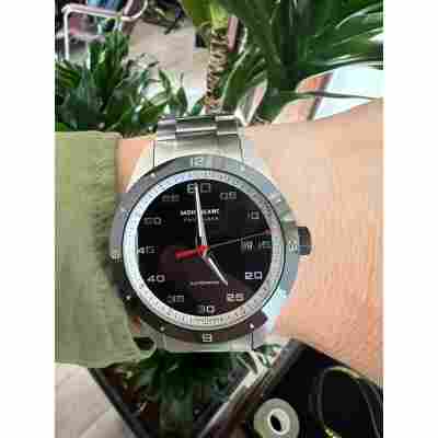 MONTBLANC TIMEWALKER DATE AUTOMATIC 41MM STEEL BLACK DIAL BOX+PAPERS 2019 REF: 116060