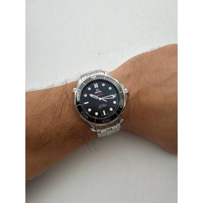 OMEGA SEAMASTER DIVER 300M 41 MM BLACK CERAMIC STAINLESS STEEL AUTOMATIC REF.: 212.30.41.20.01.003/168.1670