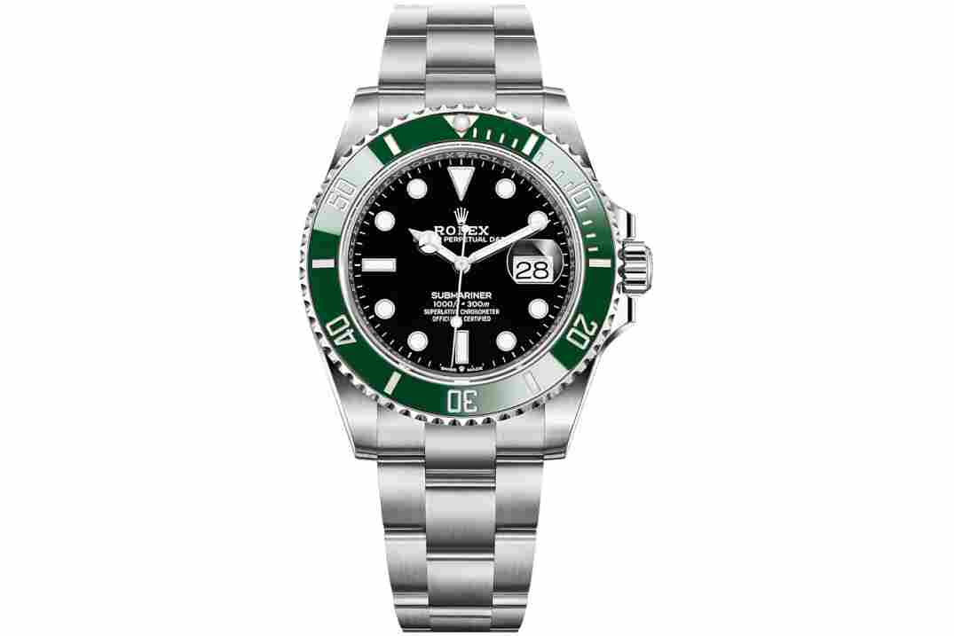 ROLEX SUBMARINER "KERMIT" 41MM BLACK DIAL GREEN CERAMIC BEZEL REF: 126610LV 