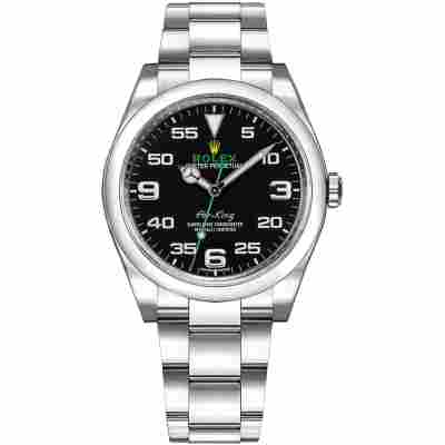 ROLEX OYSTER PERPETUAL AIR-KING 40MM BLACK DIAL REF: 116900