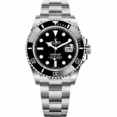 ROLEX SUBMARINER DATE 41MM BLACK CERAMIC NEW MODEL REF: 126610LN