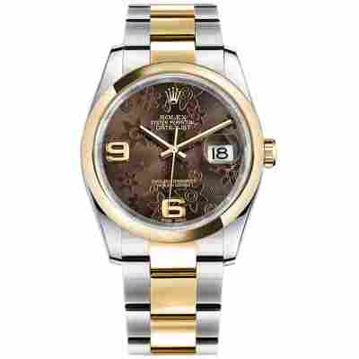 ROLEX DATEJUST GOLD&STEEL ORIGINAL DIAMOND SETTING REF: 116243