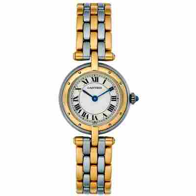 CARTIER PANTHERE 22MM QUARTZ GOLD&STEEL REF: 1057917