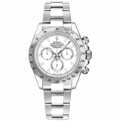 ROLEX DAYTONA COSMOGRAPH 40MM STEEL WHITE DIAL REF: 116520