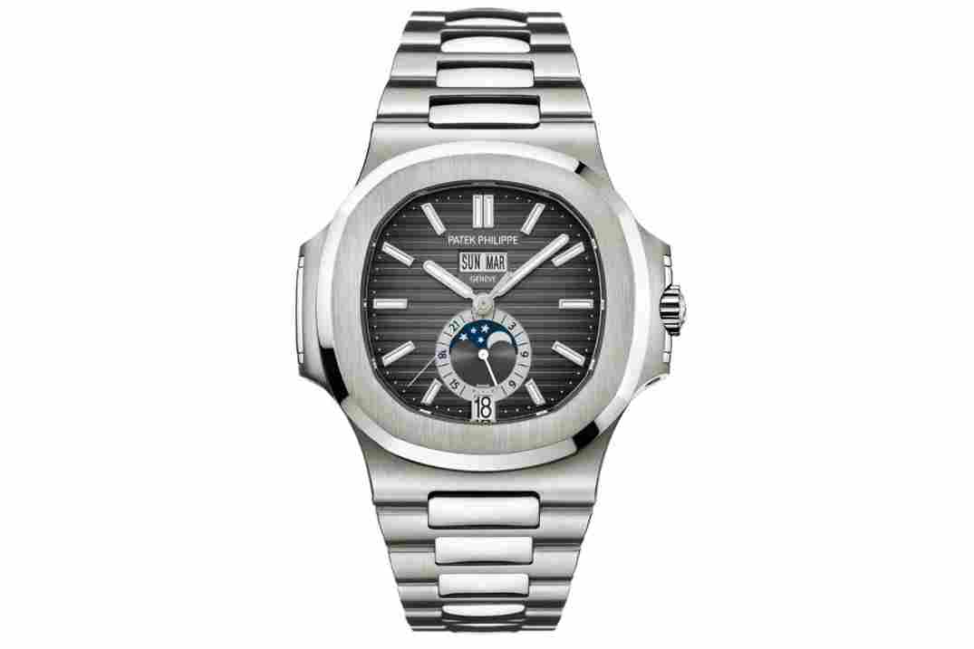 PATEK PHILIPPE NAUTILUS STEEL 38CM REF: 5726A-001