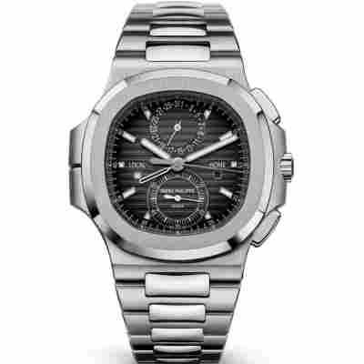 PATEK PHILIPPE NAUTILUS TRAVEL TIME 40.5MM CHRONOGRAPH STEEL REF: 5990/1A-001