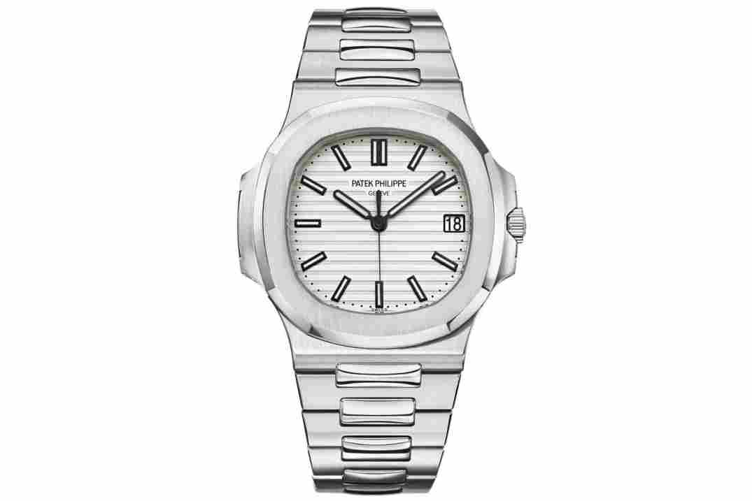 PATEK PHILIPPE NAUTILUS STEEL WHITE PIANO DIAL 40x38MM REF: 5711/1A-011