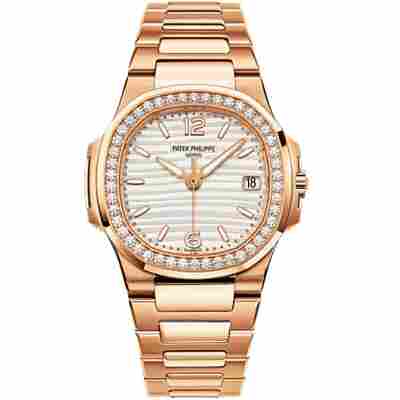 PATEK PHILIPPE NAUTILUS LADY ROSE GOLD 32MM REF: 7010/1R-011