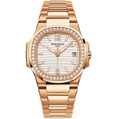 PATEK PHILIPPE NAUTILUS LADY ROSE GOLD 32MM REF: 7010/1R-011