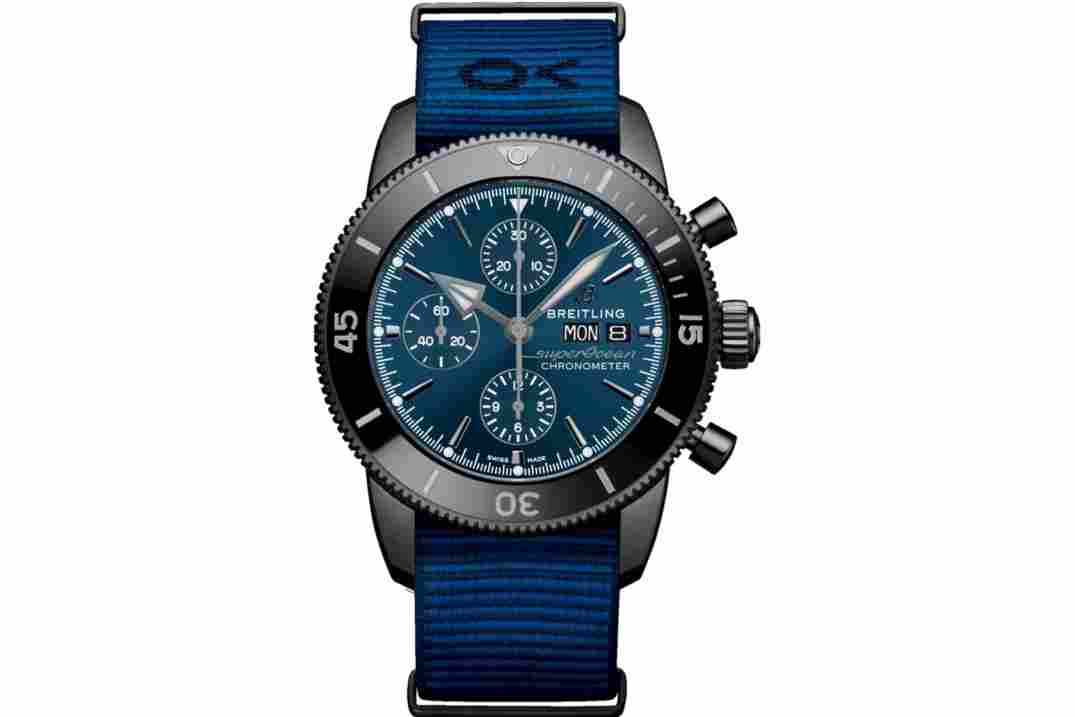 BREITLING SUPEROCEAN HERITAGE II  CHRONOGRAPH 44MM REF:	M133132A1C1W1