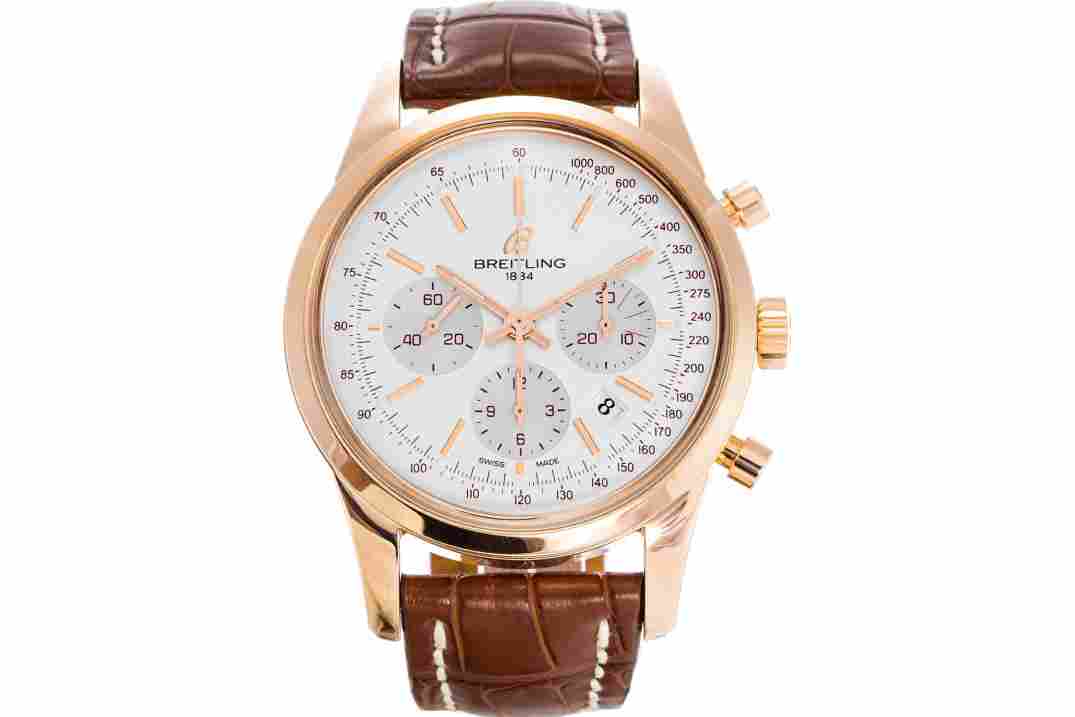 BREITLING TRANSOCEAN CHRONOGRAPH 43 MM ROSE GOLD REF: RB0152