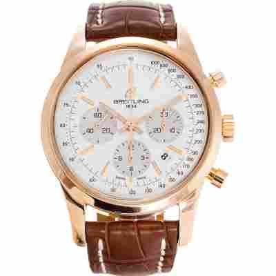 BREITLING TRANSOCEAN CHRONOGRAPH 43 MM ROSE GOLD REF: RB0152