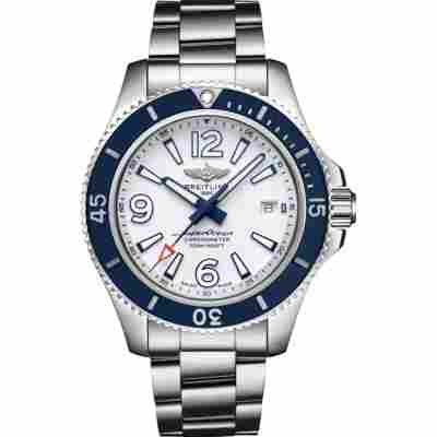 BREITLING SUPEROCEAN 42MM WATER RESISTANCE REF: 	A17366D81A1A1