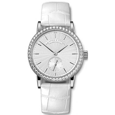 A. LANGE&SOHNE SAXONIA 34MM SILVER DIAL WHITE GOLD REF: 835.03
