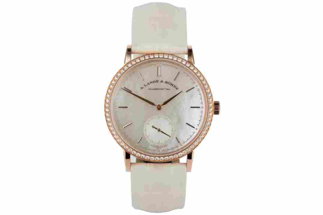 A. LANGE&SOHNE SAXONIA 37MM ROSE GOLD REF: 840.032