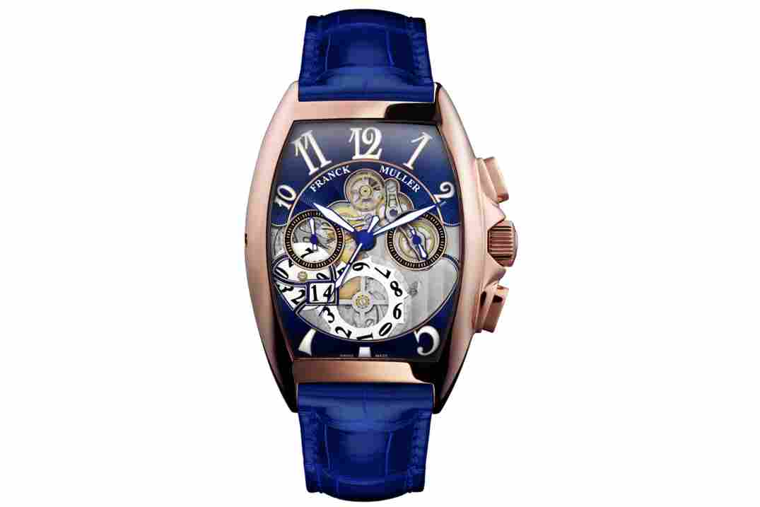 FRANCK MULLER CINTREE CURVEX 55.5MM REF: 8083 CC GD SQT 5N B