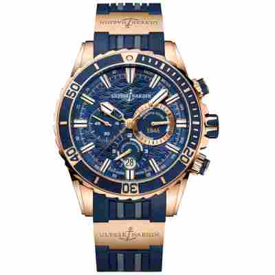 ULYSSE NARDIN II 44MM CHRONOGRAPH AUTOMATIC REF:  1502-151-3/93