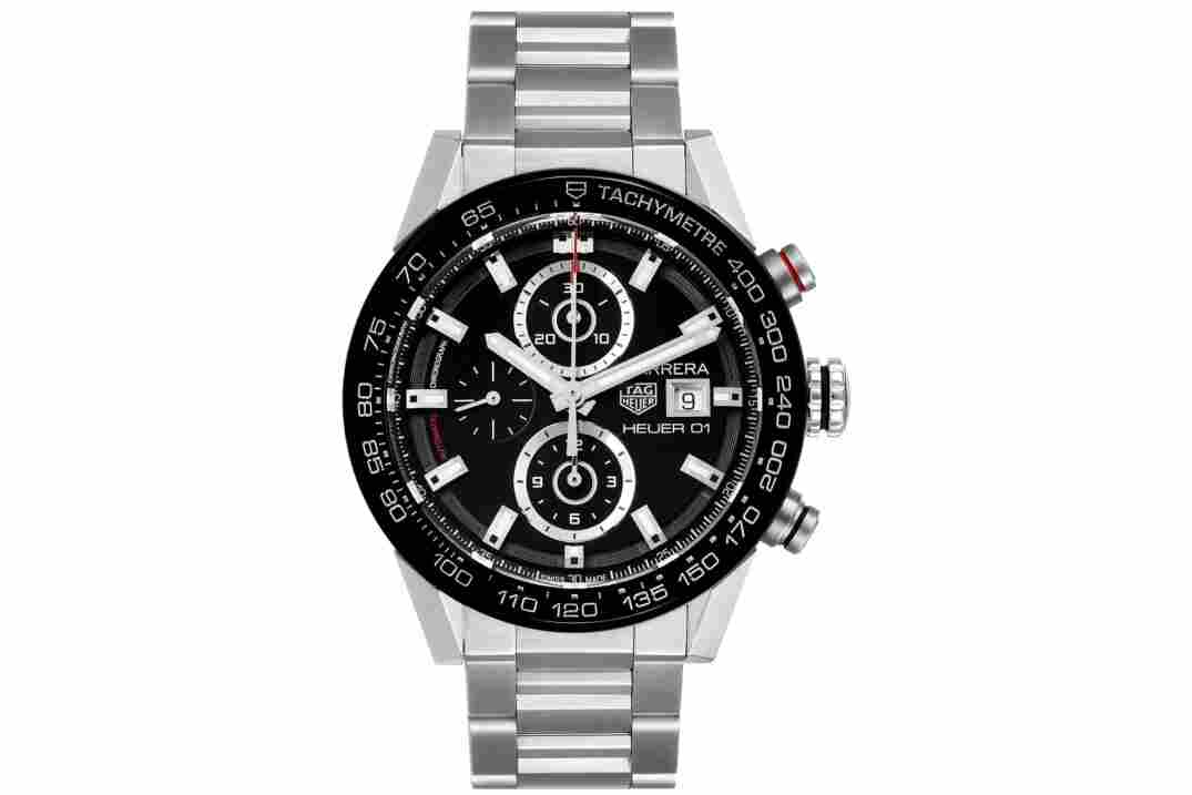 TAG HEUER 43MM CARRERA CALIBRE 01 REF: CAR201Z.BA0714
