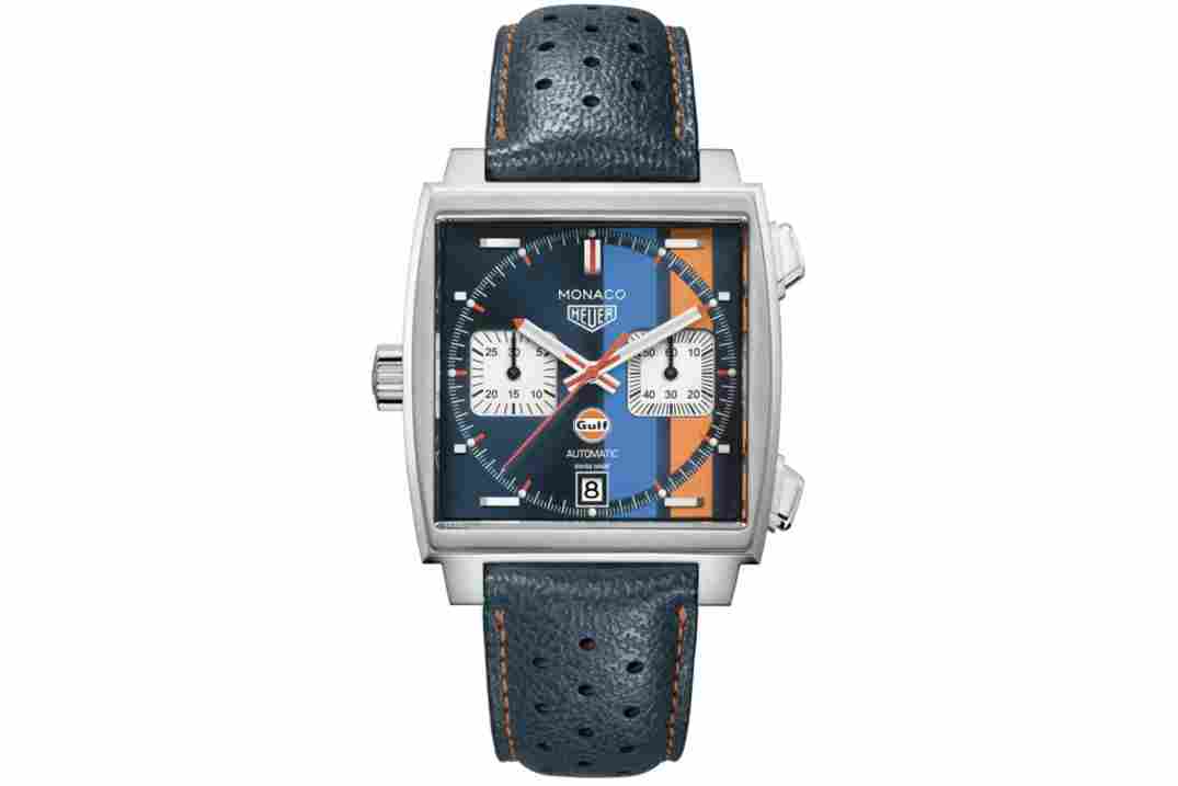 TAG HEUER 39MM MONACO AUTOMATIC REF: CAW211R.FC6401