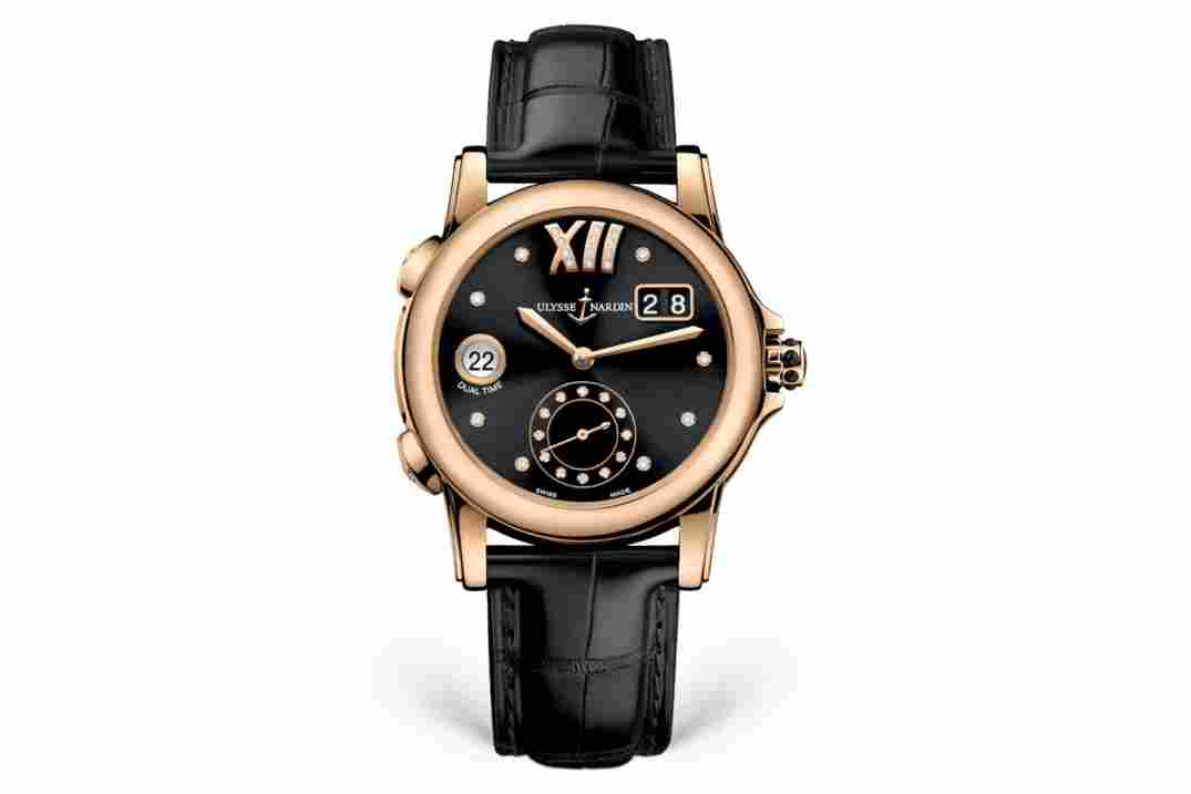 ULYSSE NARDIN LADY DUAL TIME CLASSIC 37.5 MM REF:  3346-222/30-02