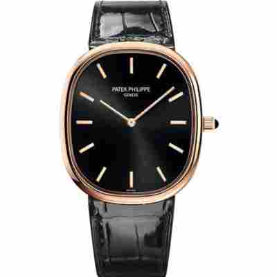 PATEK PHILIPPE GOLDEN ELLIPSE BLACK 34.5 X 39.5 REF:  5738R-001