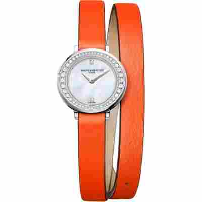 BAUME&MERCIER PROMESSE 22MM STEEL 2016 REF: MOA10290