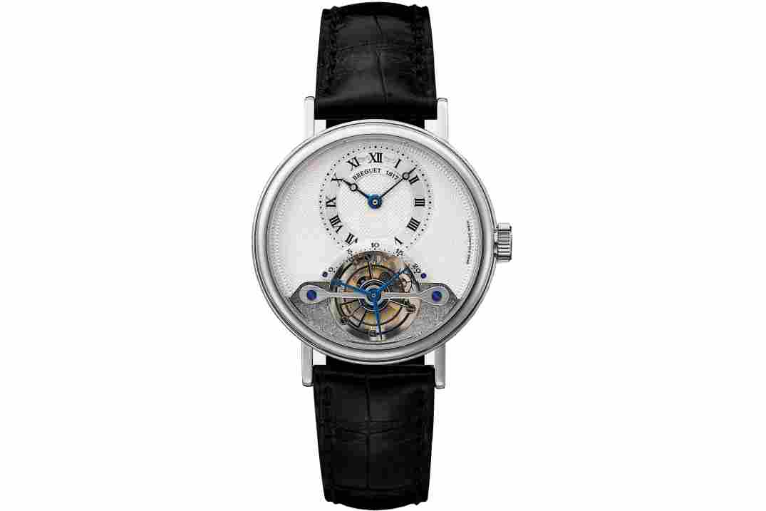 BREGUET CLASSIQUE TOURBILLON 36MM LEATHER REF:  3357bb/12/986