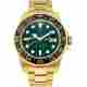 ROLEX GMT-MASTER II 18K GOLD GREEN DIAL 40MM REF: 116718LN
