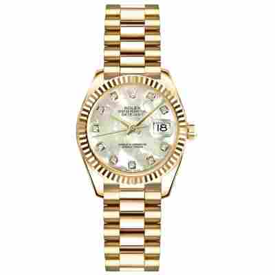 ROLEX LADY-DATEJUST YELLOW GOLD AUTOMATIC 36MM REF: 179178