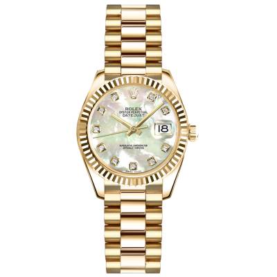 ROLEX LADY-DATEJUST YELLOW GOLD AUTOMATIC 36MM REF: 179178