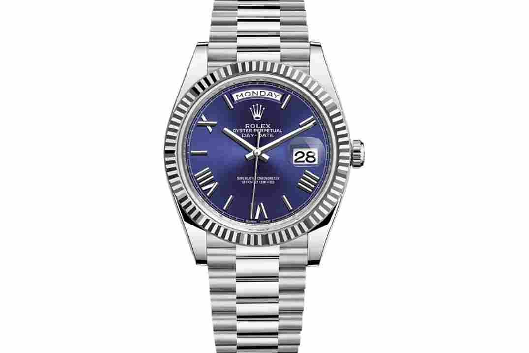 ROLEX DAY-DATE 18K WHITE GOLD AUTOMATIC 40MM REF: 228239