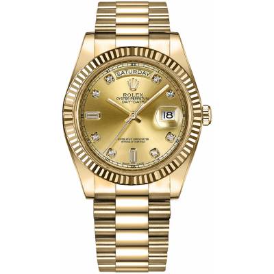 ROLEX DAY-DATE II YELLOW GOLD AUTOMATIC 41MM REF: 218238
