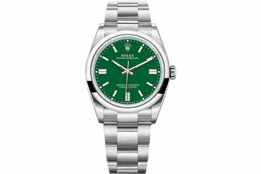 ROYAL OYSTER PERPETUAL GREEN DIAL 36MM REF: 126000