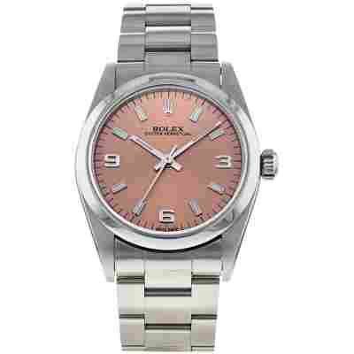 ROLEX OYSTER PERPETUAL SALMON DIAL 31MM REF: 77080