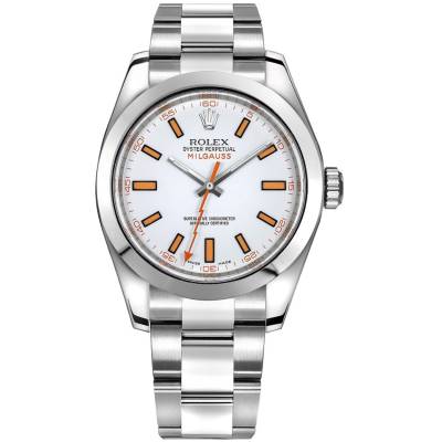 ROLEX MILGAUSS WHITE ANTI-MAGNETIC 40MM REF: 116400