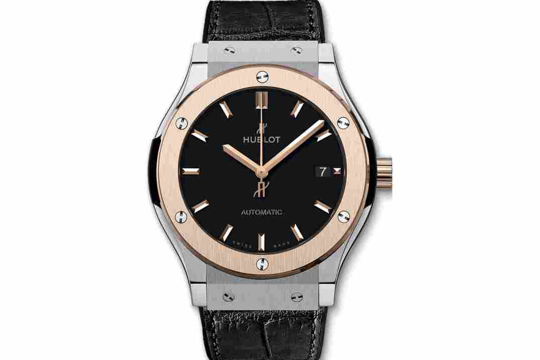 HUBLOT CLASSIC FUSION TITAN ROSE GOLD 45MM REF: 511.NO.1181.LR