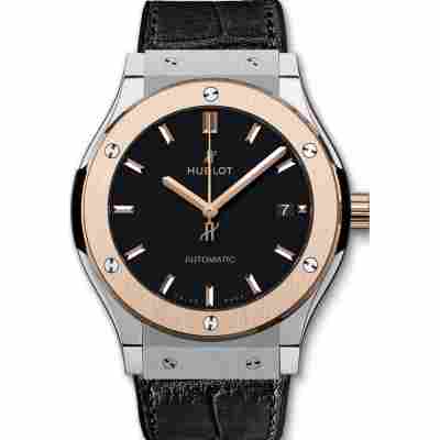 HUBLOT CLASSIC FUSION TITAN ROSE GOLD 45MM REF: 511.NO.1181.LR