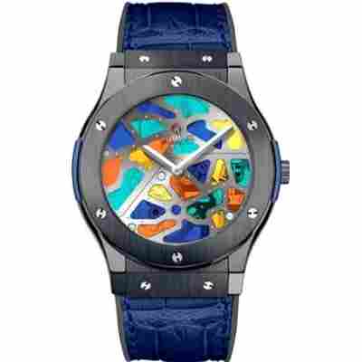 HUBLOT CLASSIC FUSION 45MMCERAMIC STAINED GLASS REF: 512.CO.0001.LR