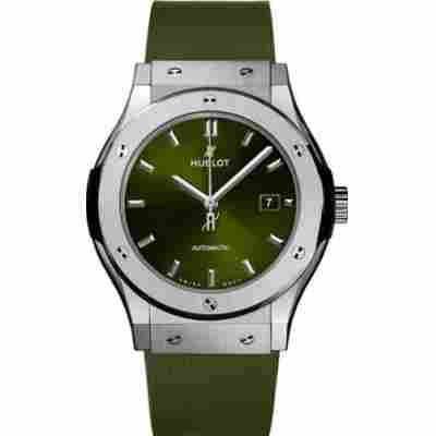 HUBLOT CLASSIC FUSION 42MM DREAM GREEN REF: 	542.NX.8970.RX