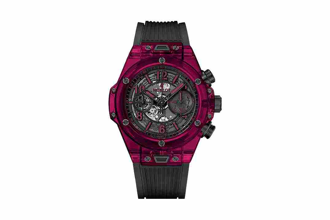 HUBLOT BIG BANG UNICO 45MM RED SAPPHIRE REF: 411.JR.4901.RT