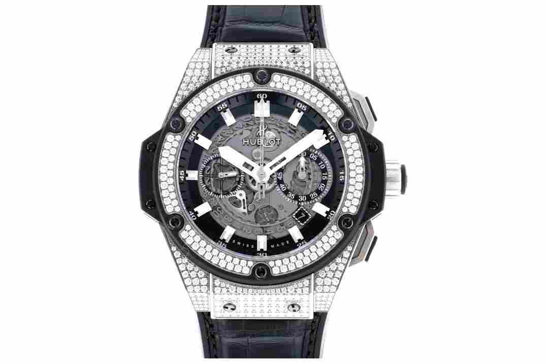 HUBLOT KING POWER FACTORY DIAMOND 48MM REF: 701.NX.0170.RX.1704