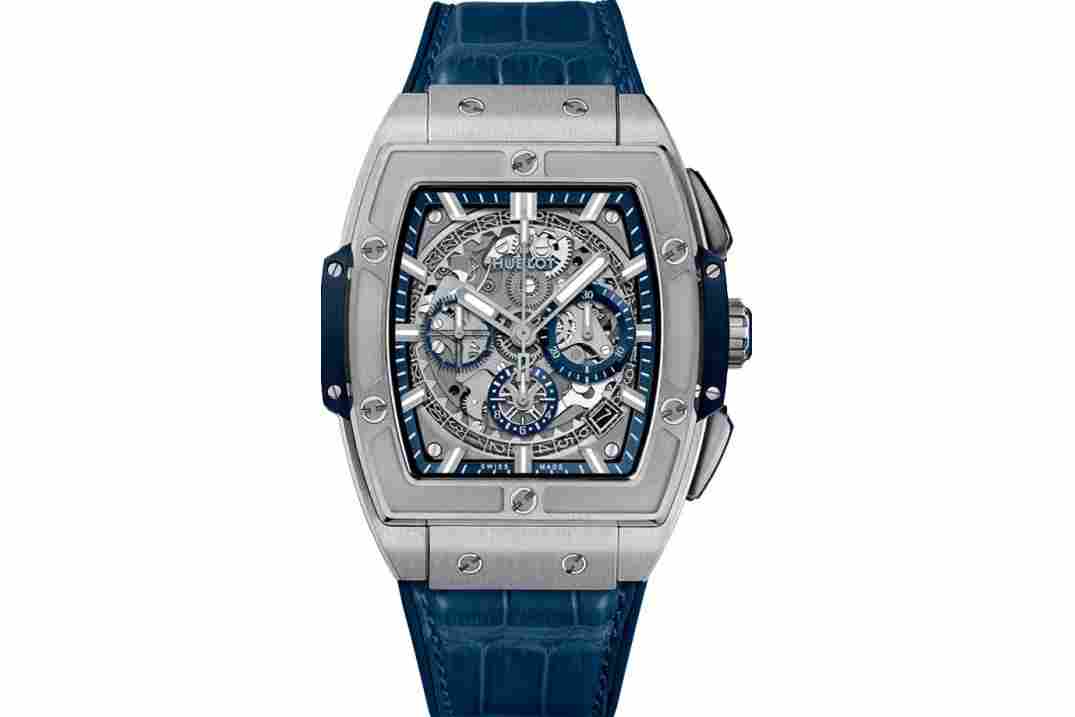 HUBLOT SPIRIT OF BIG BANG TITANIUM BLUE 42MM REF: 641.NX.7170.LR