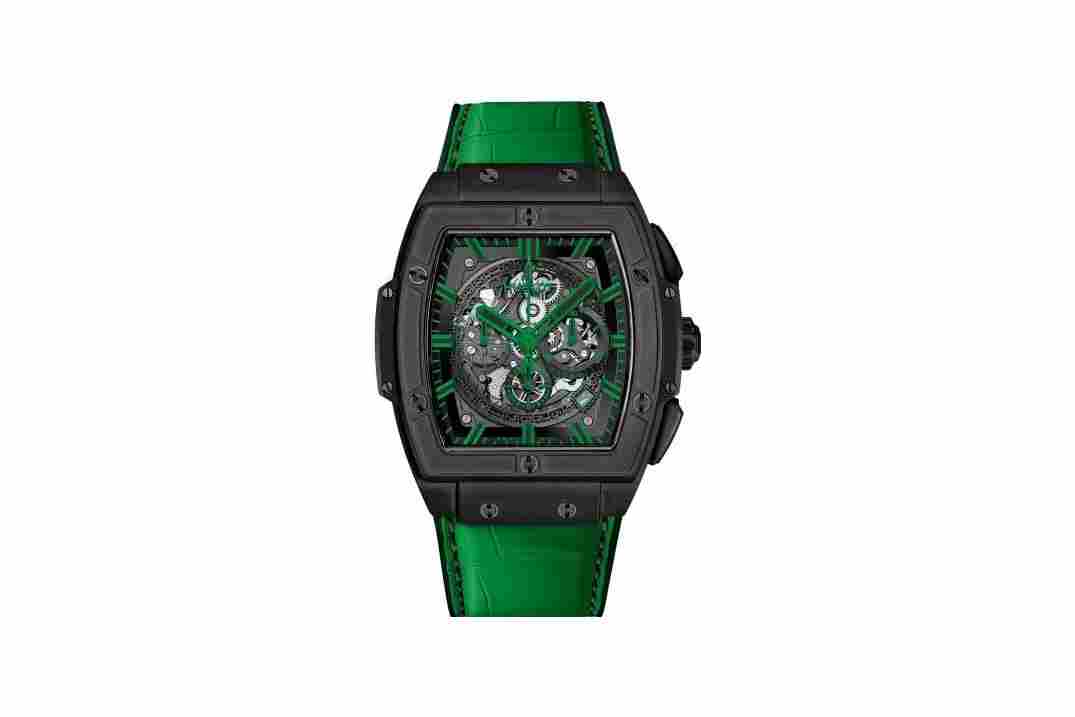 HUBLOT SPIRIT OF BIG BANG GREEN CERAMIC REF: 601.CG.0190.LR